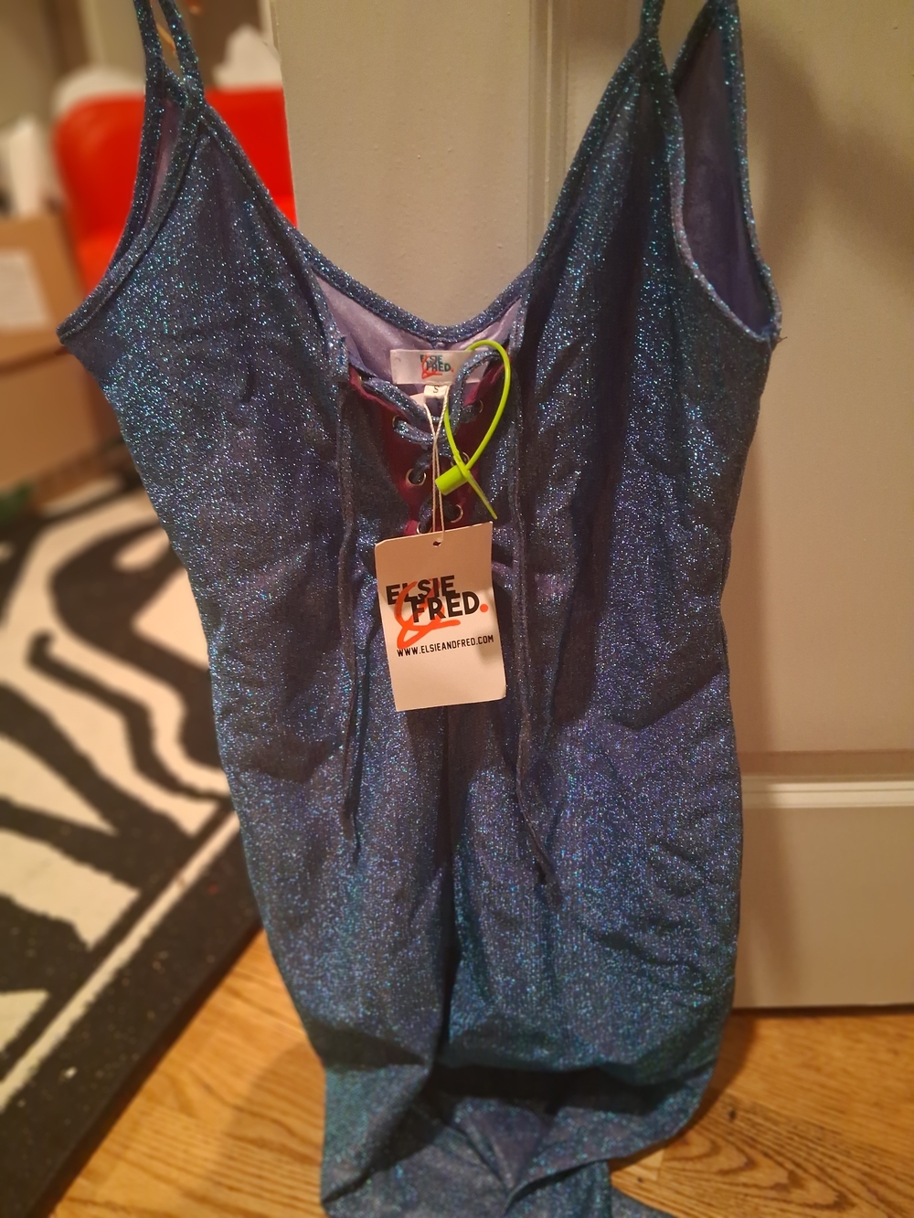 Glitter Blue Jumpsuit
